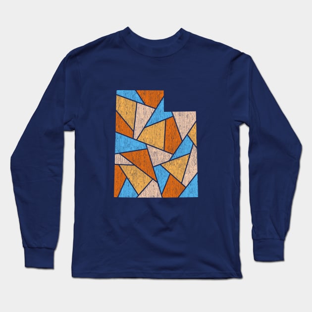 Utah Mosaic - Desert Hike Long Sleeve T-Shirt by dSyndicate